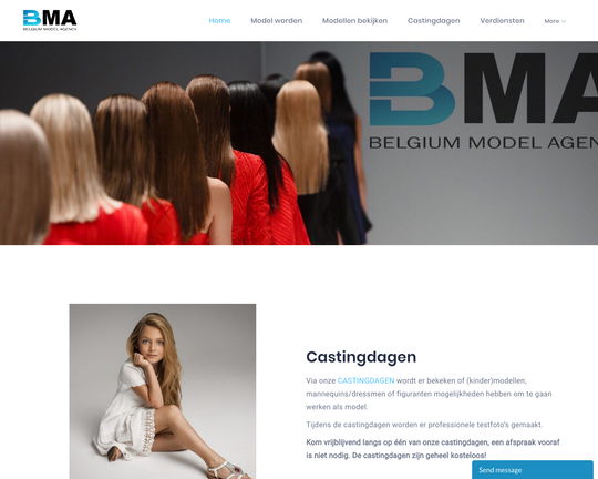 Belgium Model Agency Logo